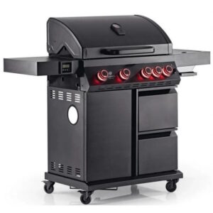 Landmann Cool Black 4+1 Maxx plynový gril, čierny, liatinový