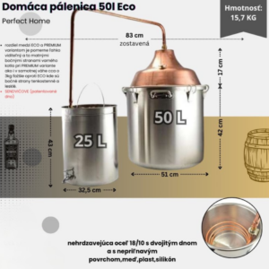 Alternative view of Nerezová kotlová zostava s medeným prepojením 50l ECO Perfect Home