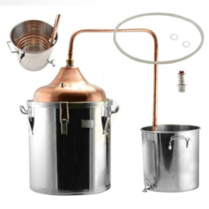 Nerezová pálenica s medeným prepojením 50l PREMIUM Perfect Home
