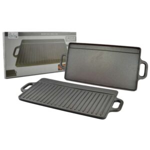 Liatinová platňa na grilovanie obojstranná 51x24cm Perfect Home