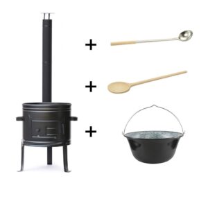 Veľká 4v1 sada na guláš 31cm s kotlíkom 8l Perfect Home