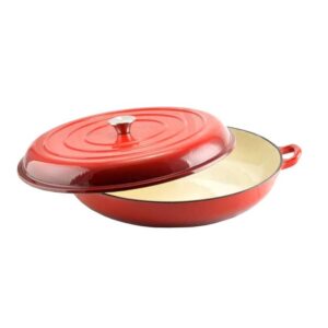 Liatinová panvica smaltovaná s pokrievkou 5l, 40cm Perfect Home