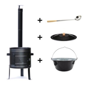 Veľká 4v1 sada na guláš 36cm s kotlíkom 14l Perfect Home