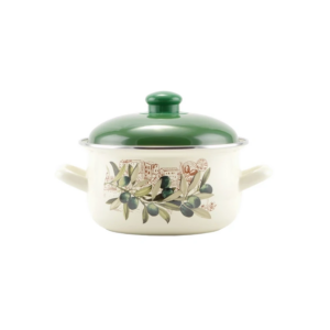 Smaltovaný hrniec s pokrievkou 3,3l, 20cm Perfect Home