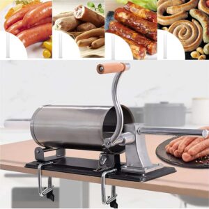 Alternative view of Nerezová plnička na klobásy a jarnice 5 kg - ručná, 4 nástavce