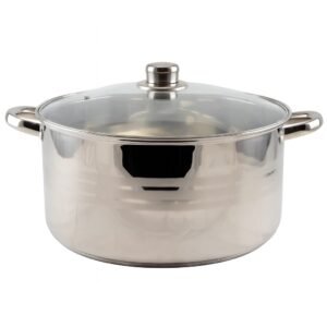 Nerezový hrniec Ø 32 cm, 10,5l so sklenenou pokrievkou Perfect Home