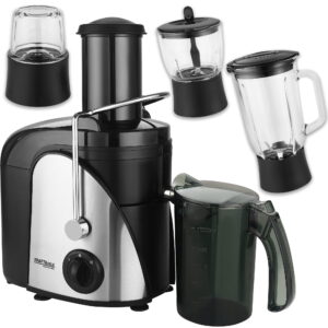 Odšťavovač 1500W s príslušenstvom 3v1 odšťavovač, mixér, mlynček