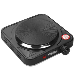 Elektrická platnička 1500W, plynulá regulácia teploty, kompaktná